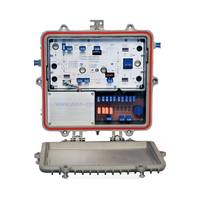 Amplificador bidireccional ultrafino para exteriores de amplificador de línea CATV: WB-1200-KLED-1G